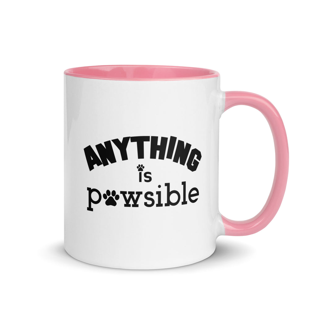 Anything Is Possible Mug with Color Inside