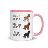 Cavalier King Charles Spaniel Coffee Roast Mug . Pink 11 oz