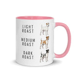 Jack Russell Terrier Coffee Roast Mug . Pink 11 oz