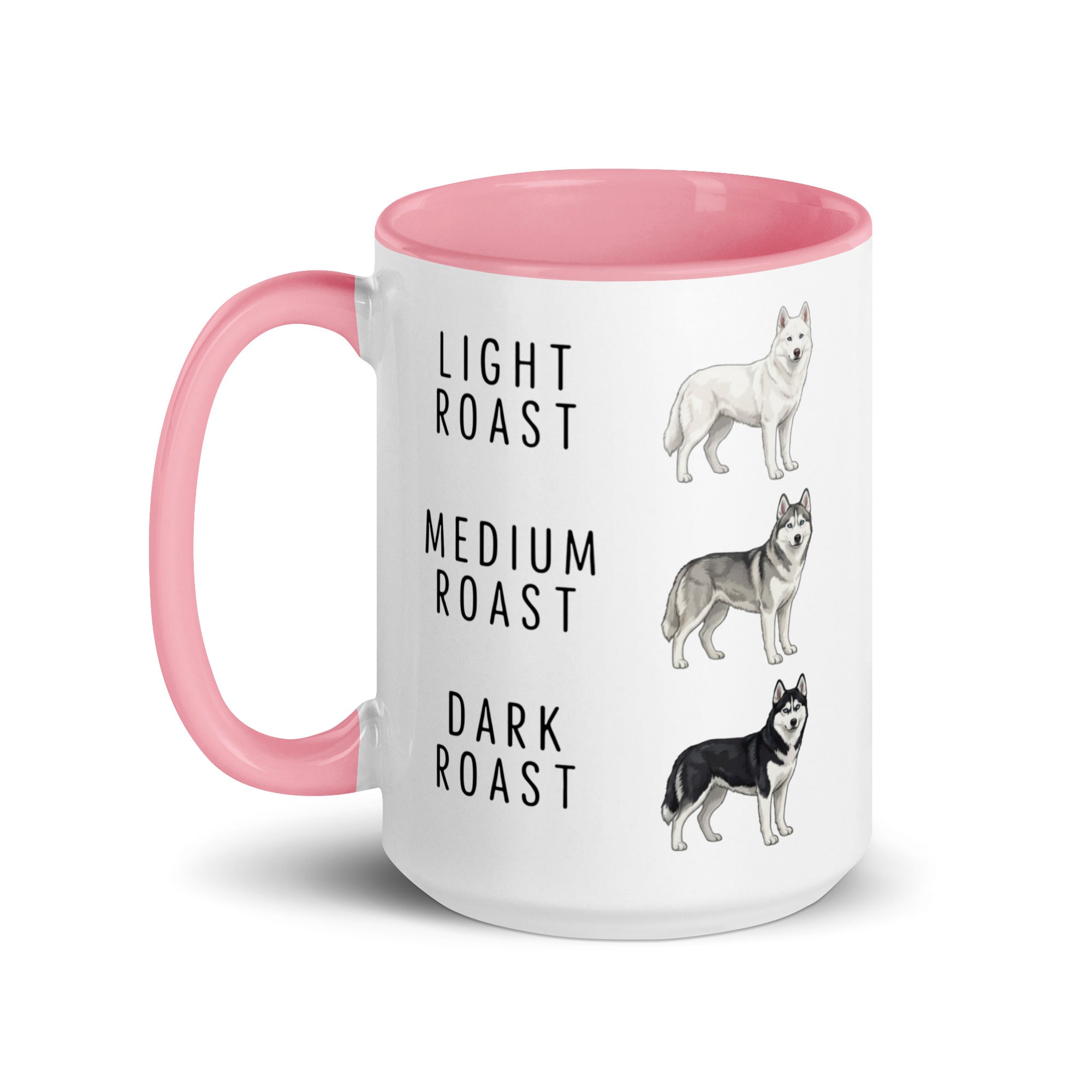 Husky Coffee Roast Mug . Pink 15 oz