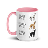 Pit Bull Coffee Roast Mug . Pink 15 oz