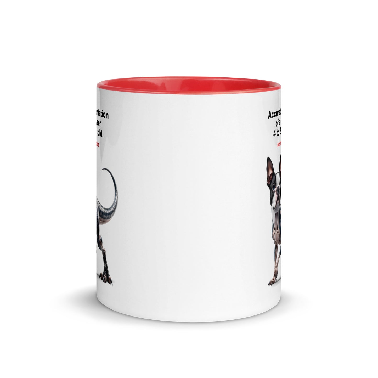 Accurate Representation of a Dog (Boston Terrier) between 4 to 24 Months old Mug
