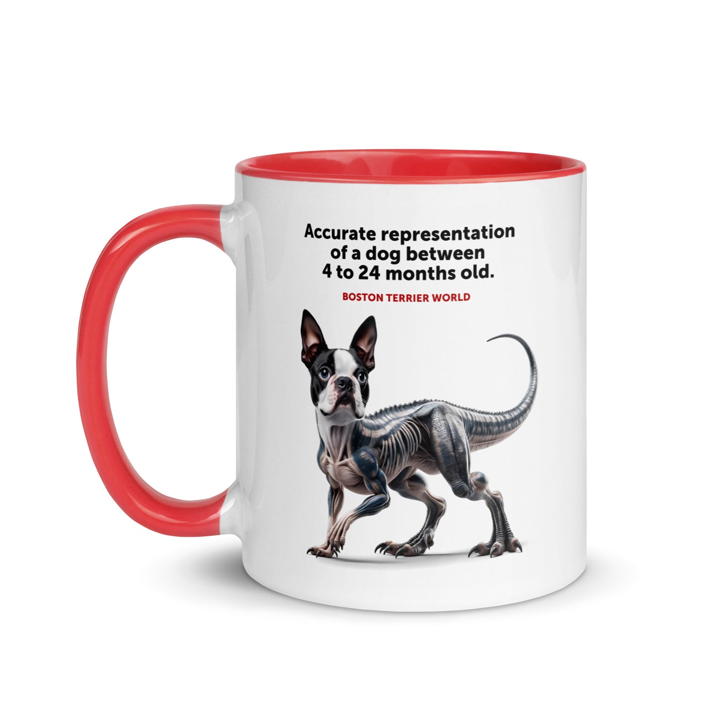 Accurate Representation of a Dog (Boston Terrier) between 4 to 24 Months old Mug