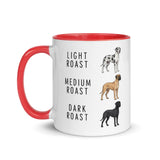 Great Dane Coffee Roast Mug . Red 11 oz