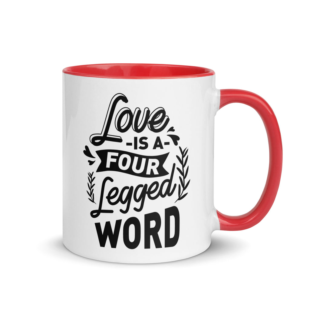 Love Is A Four Legged Word Mug