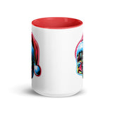 Bright Boston Holiday - Santa Pup Style Mug with Color Inside