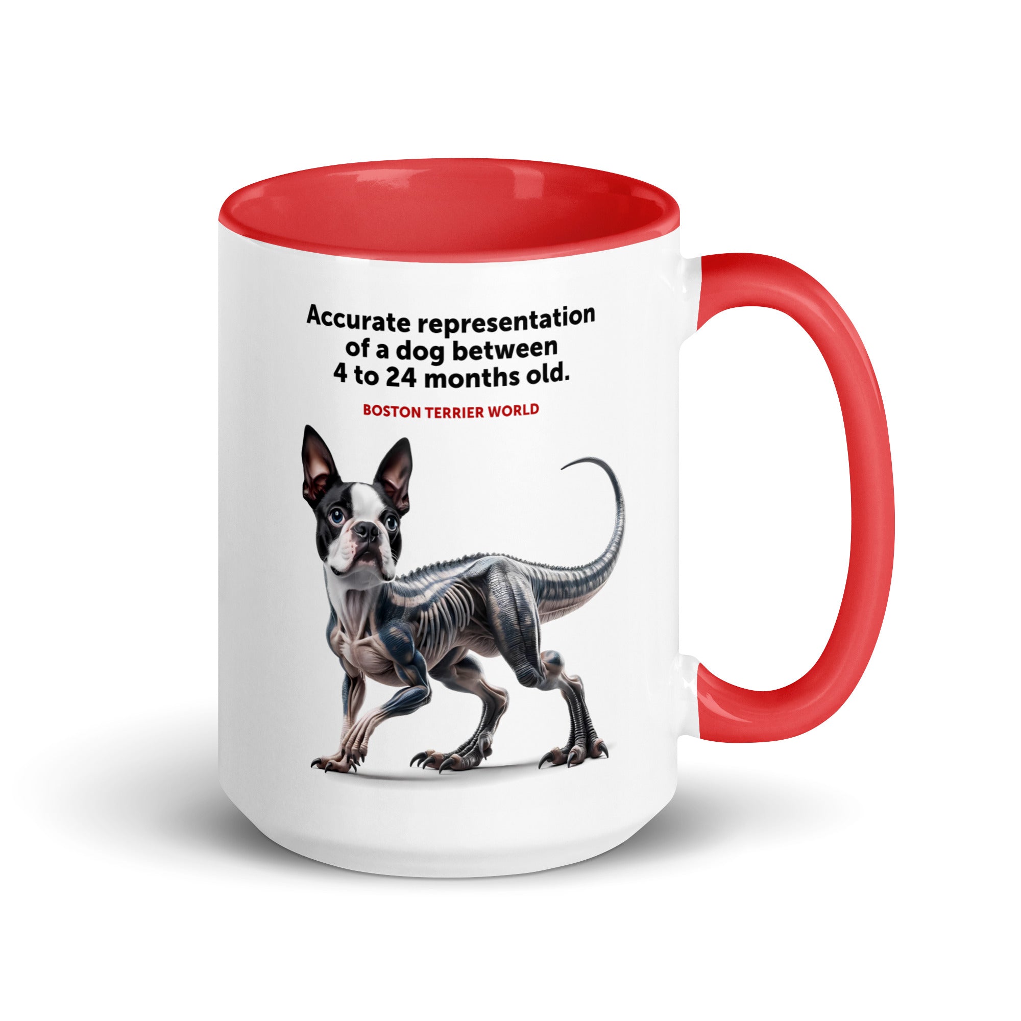 Accurate Representation of a Dog (Boston Terrier) between 4 to 24 Months old Mug