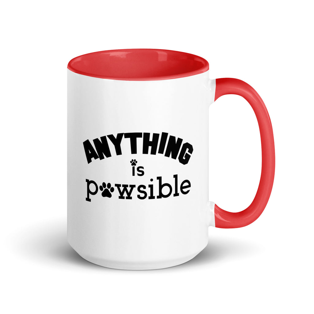 Anything Is Possible Mug with Color Inside