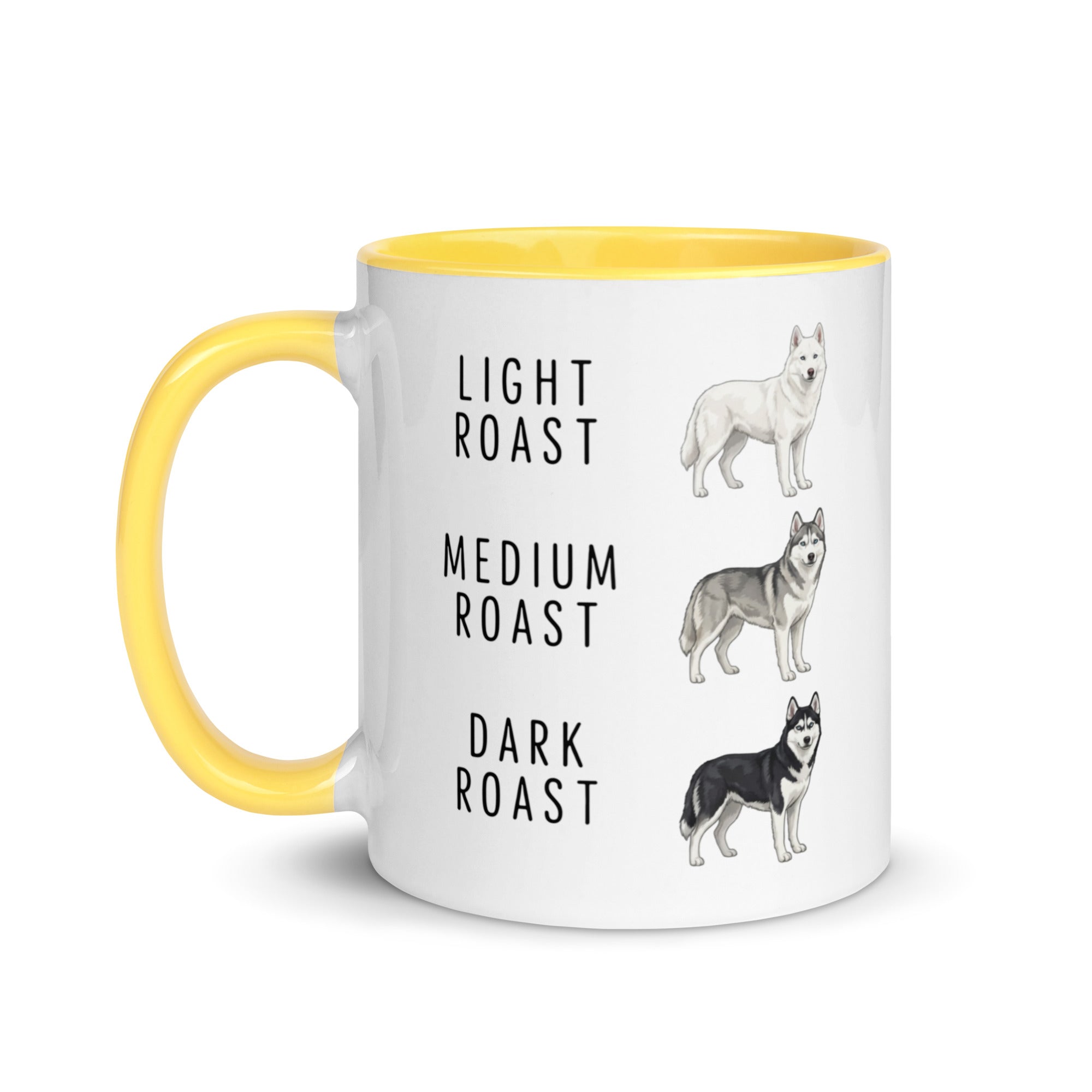 Husky Coffee Roast Mug . Yellow 11 oz