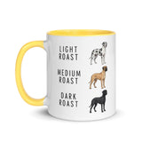 Great Dane Coffee Roast Mug . Yellow 11 oz