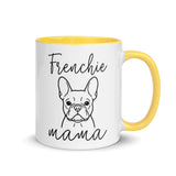 French Bulldog Frenchie Mama Mode Mug . Yellow 11 oz