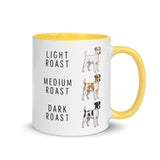 Jack Russell Terrier Coffee Roast Mug . Yellow 11 oz