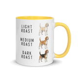 Beagle Coffee Roast Mug . Yellow 11 oz