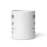 Zoomies Definition White Glossy Mug