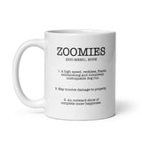 Zoomies Definition White Glossy Mug