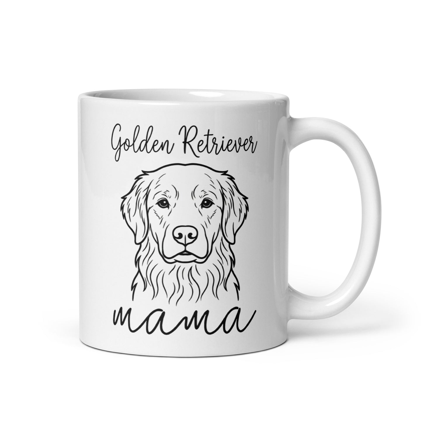 Golden Retriever Mama Mode Mug . 11 oz