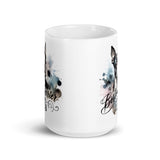 Elegant Watercolor Boston Terrier Art White Glossy Mug - Boston Terrier Love Club
