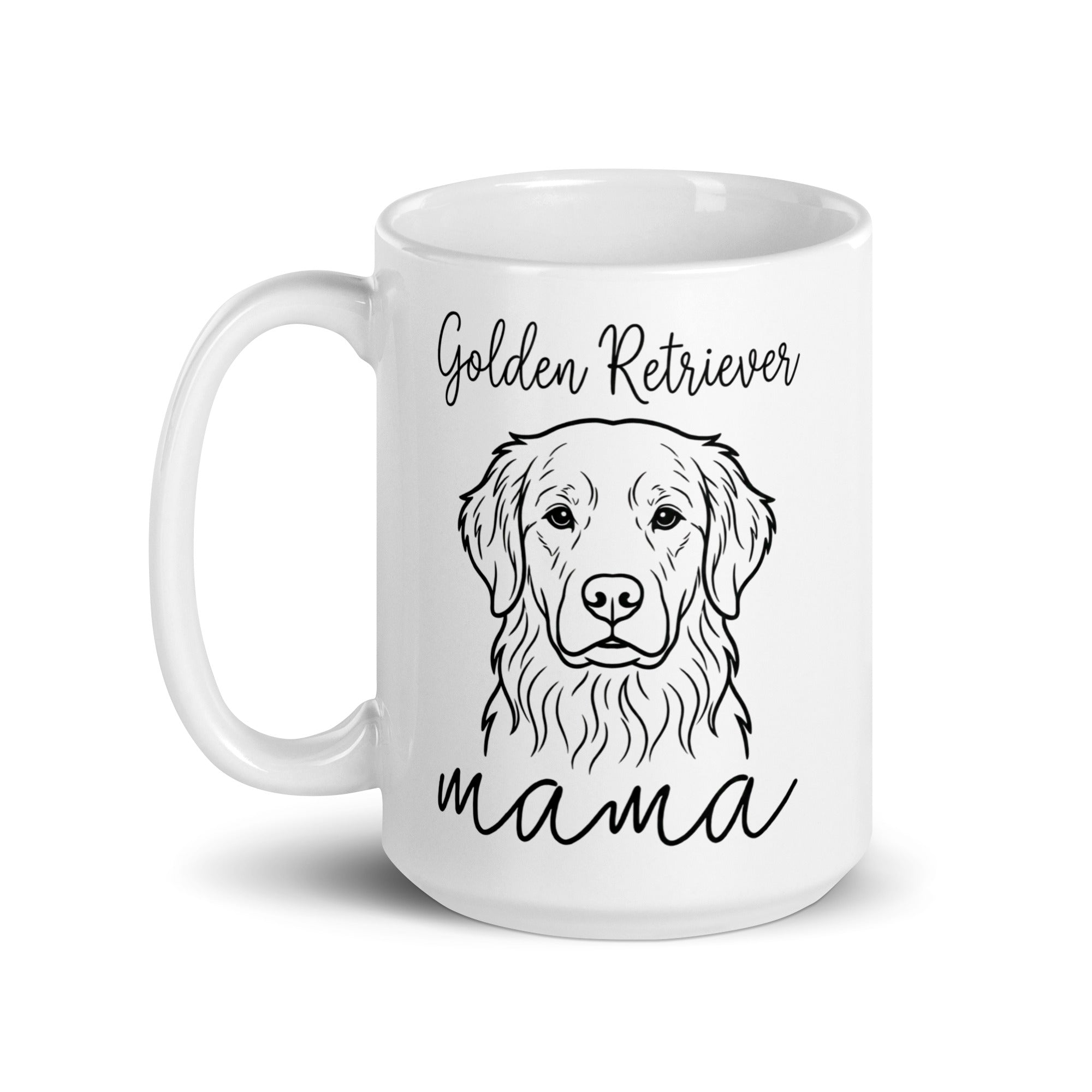Golden Retriever Mama Mode Mug .