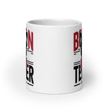 Boston Terrier World White Glossy Mug