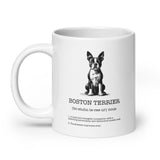 Boston Terrier Definition White Glossy Mug