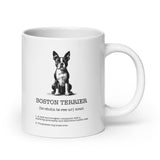 Boston Terrier Definition White Glossy Mug