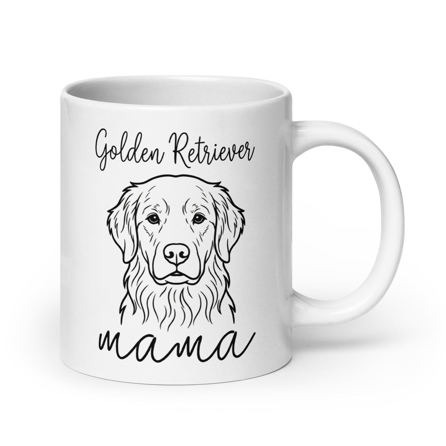 Golden Retriever Mama Mode Mug . 20 oz