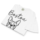 Boston Mama Mode Women’s Heavyweight Boxy Tee .
