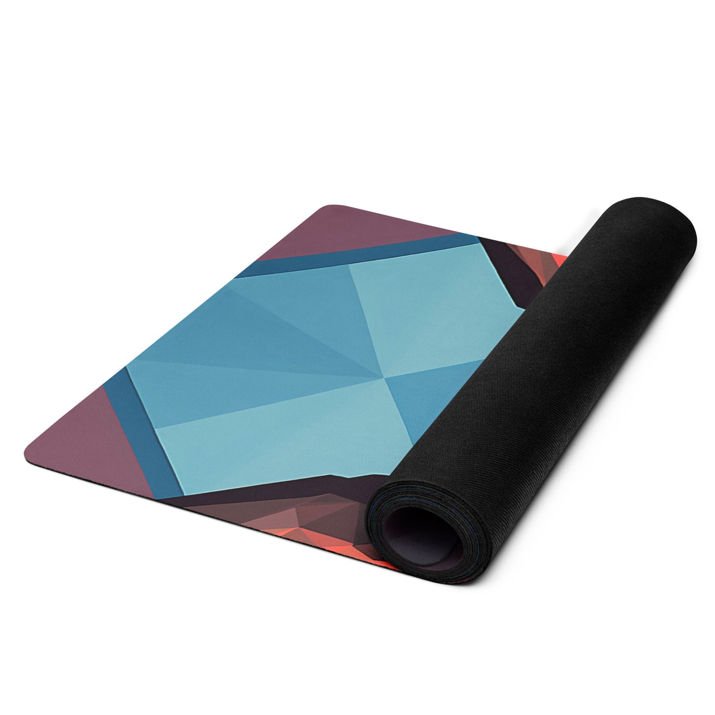 Boston Terrier Yoga Mat - Geometrical 1