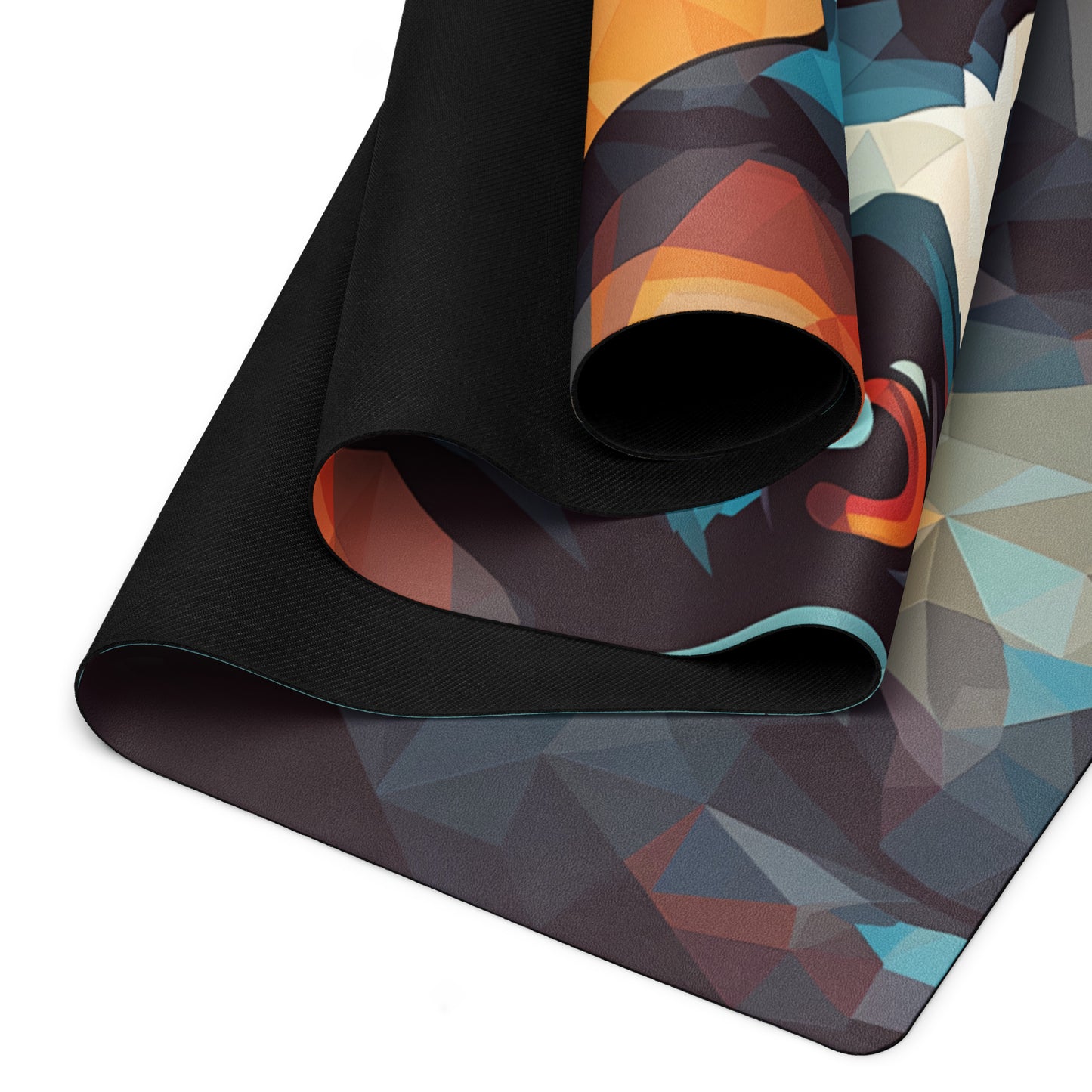 Boston Terrier Yoga Mat - Geometrical 2