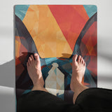Boston Terrier Yoga Mat - Geometrical 2