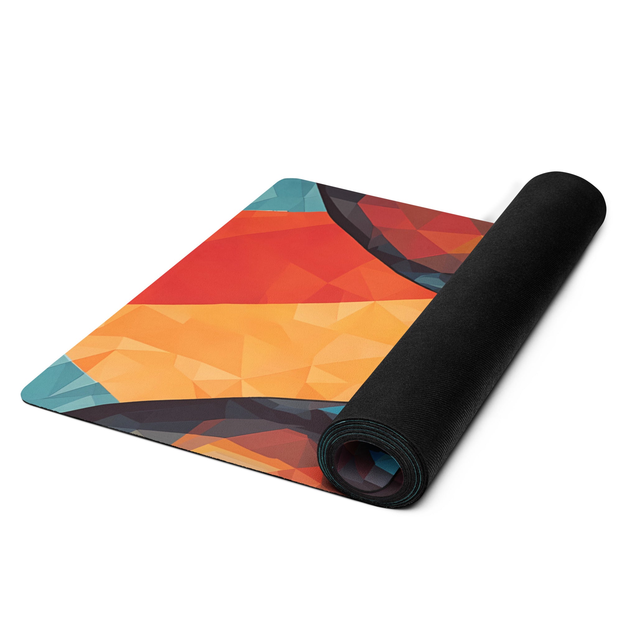 Boston Terrier Yoga Mat - Geometrical 2