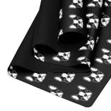 Bostie Faces Microsuede & Rubber Yoga Mat .