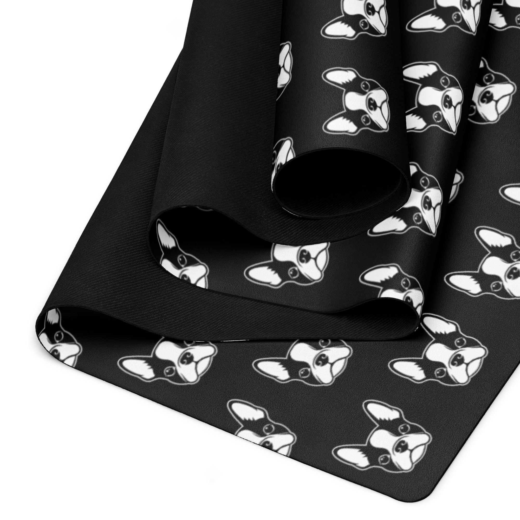 Bostie Faces Microsuede & Rubber Yoga Mat .