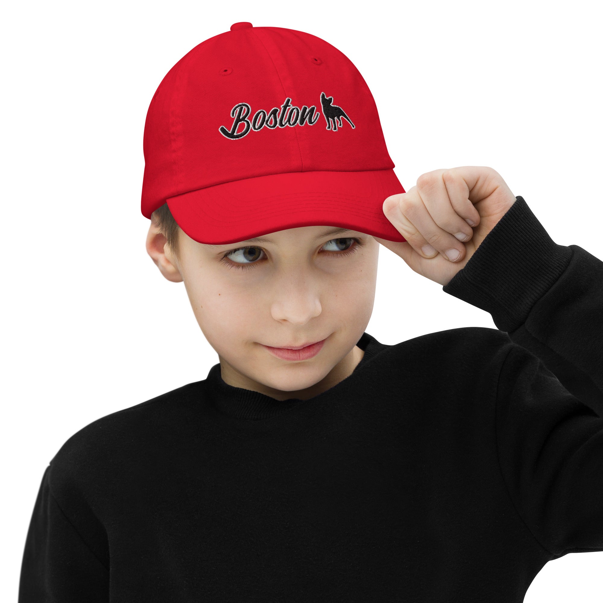 Youth Boston Terrier Baseball Cap