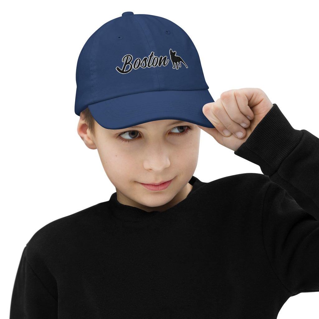 Youth Boston Terrier Baseball Cap