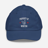 Property Of My Dog Custom Embroidered Youth Baseball Cap . Royal