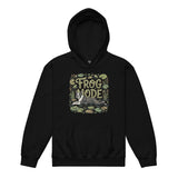 Frog Mode Boston Terrier Dog Frog Legs Youth Heavy Blend Hoodie . Black