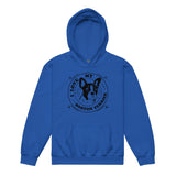 I Love My Boston Terrier Youth Heavy Blend Hoodie
