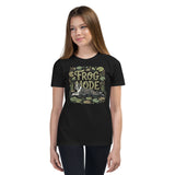 Frog Mode Boston Terrier Dog Frog Legs Youth Short Sleeve T-Shirt .