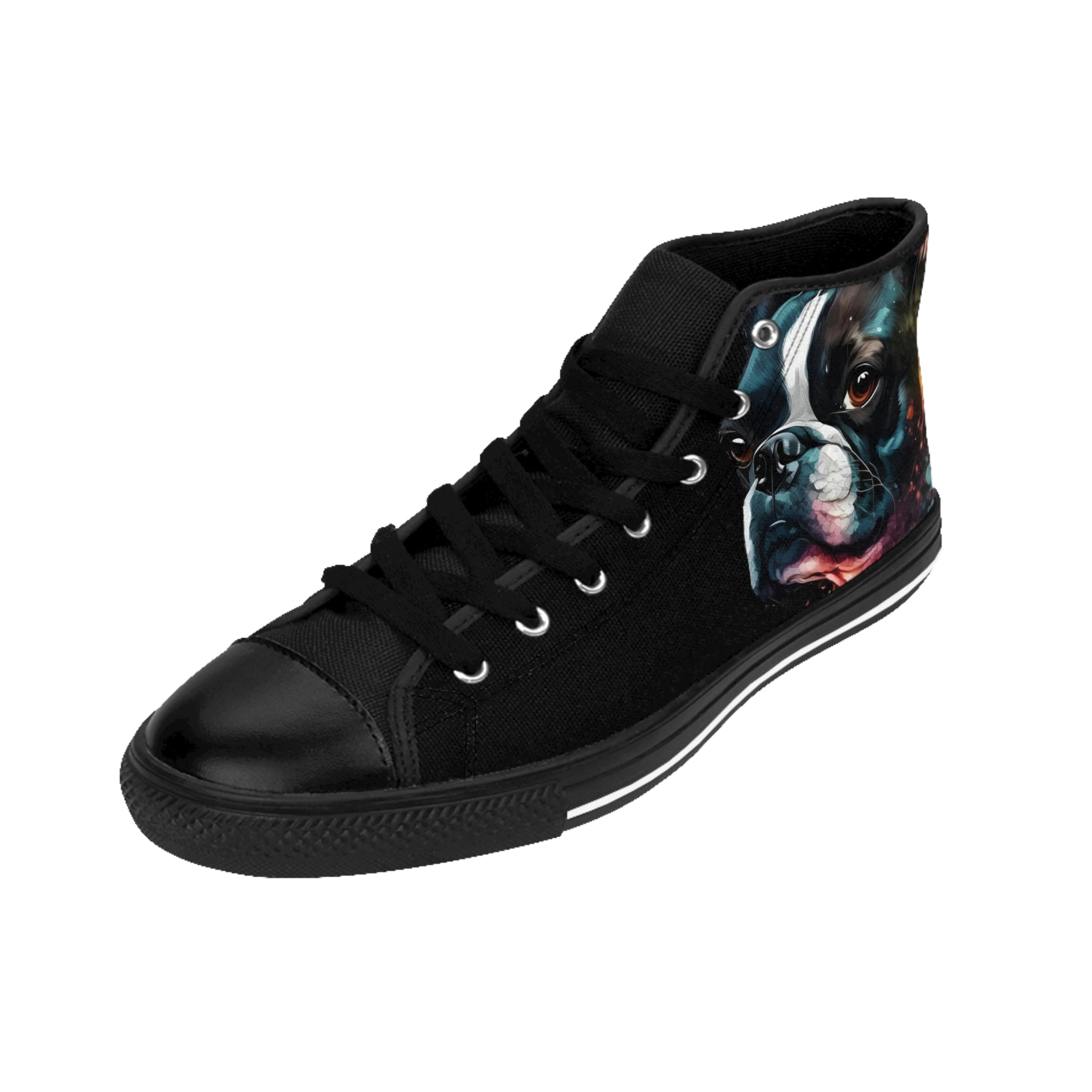 Boston Terrier Art - Women's Classic Sneakers
