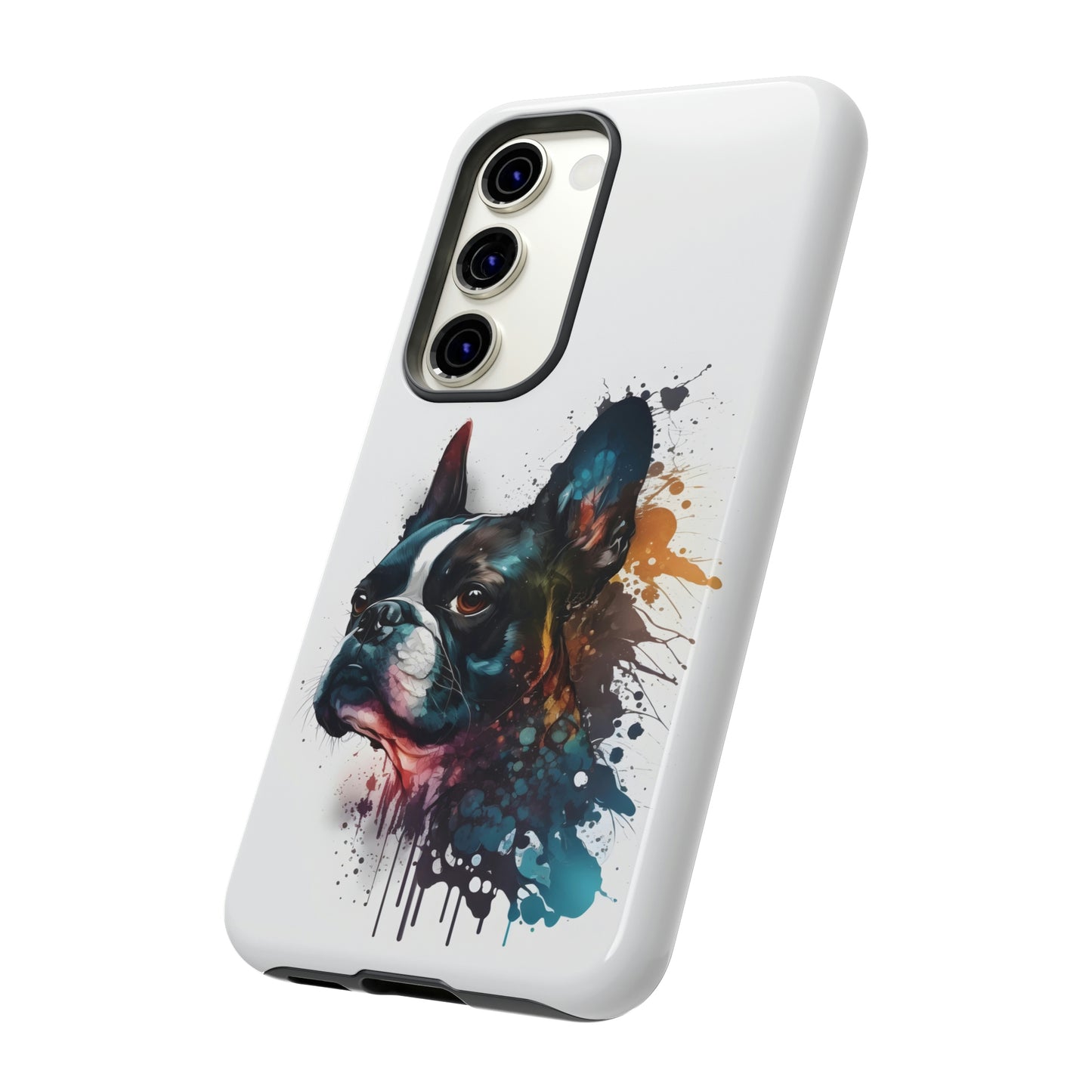 Boston Terrier Art on Samsung Tough Cases
