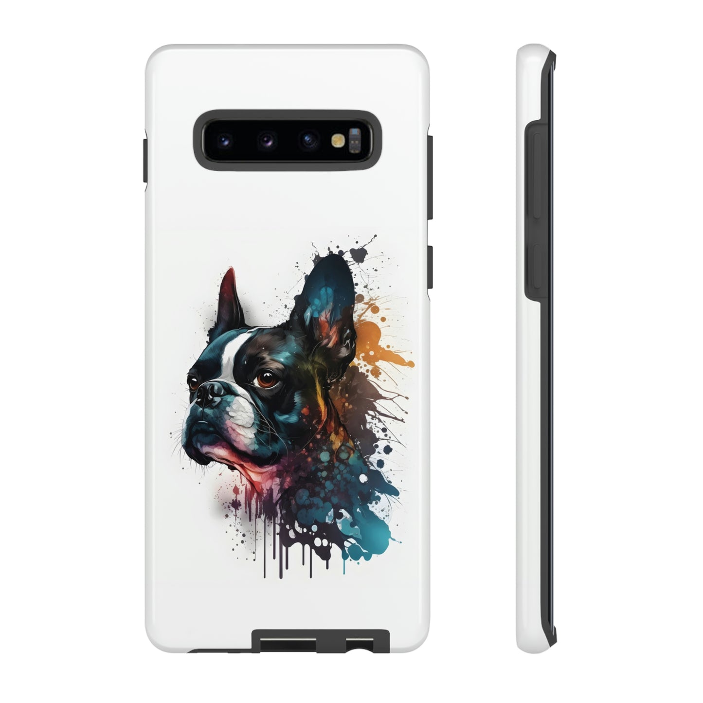Boston Terrier Art on Samsung Tough Cases
