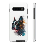 Boston Terrier Art on Samsung Tough Cases