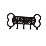 Let's Go For A Walk Metal Keys Clothes Hanger