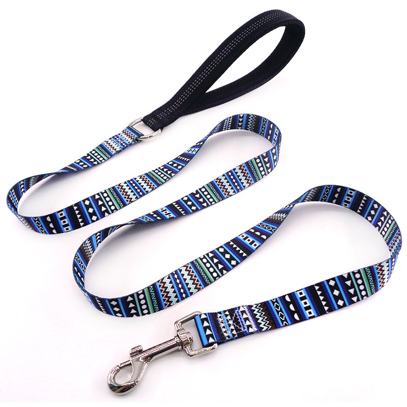Colorful and Floral Dog Leash
