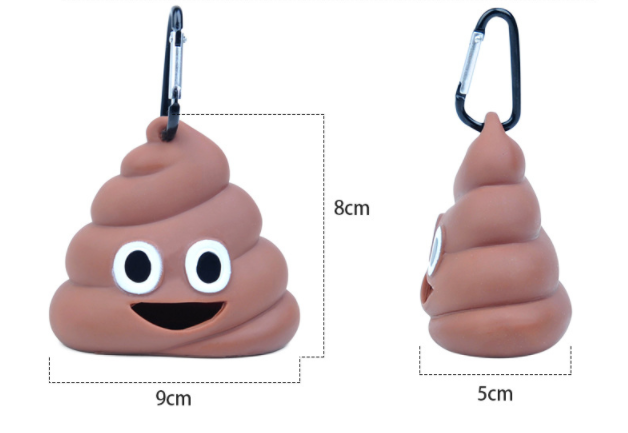 Poop Emoji Dog Poop Bag Holders