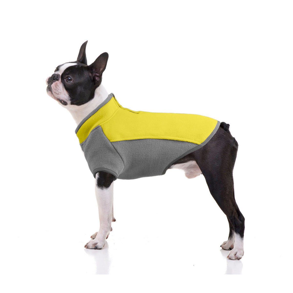 Warm & Stretch Fleece Dog Sweater - Yellow