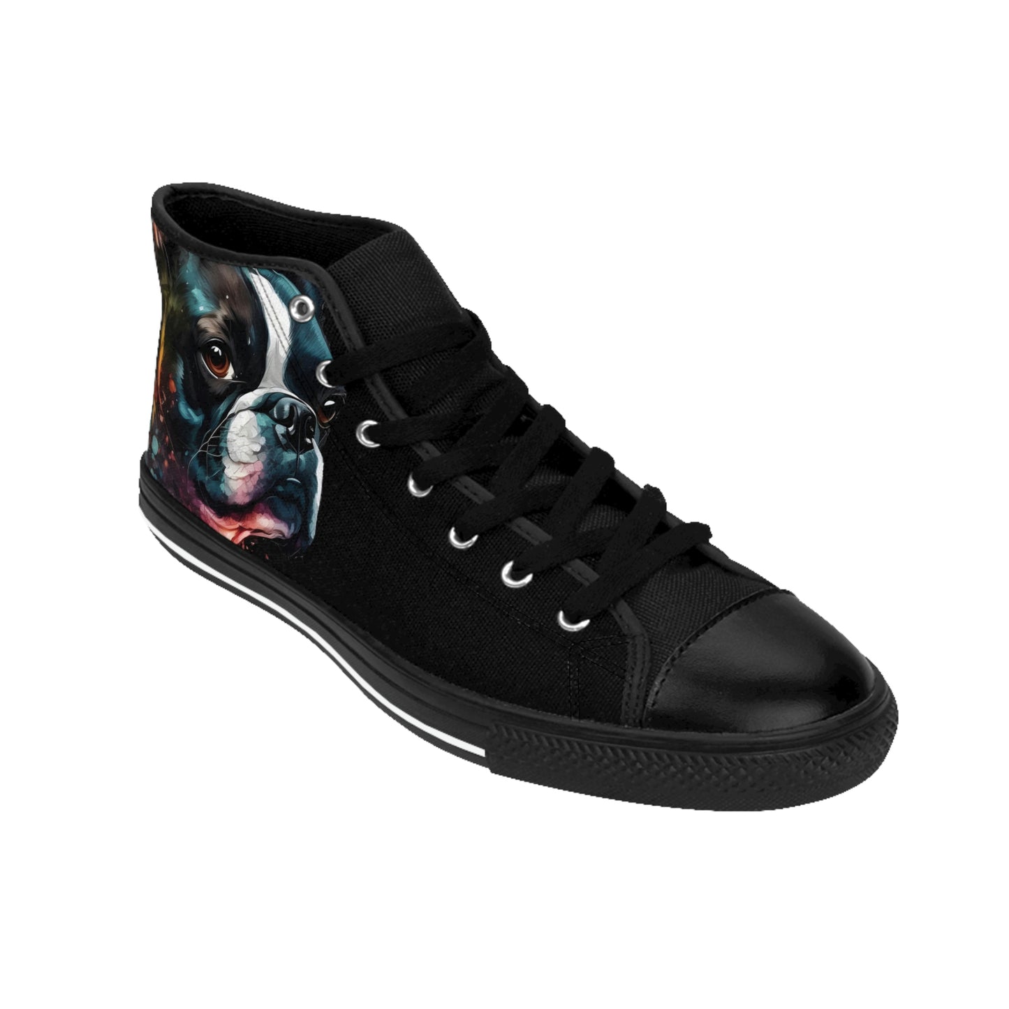 Boston Terrier Art - Men's Classic Sneakers