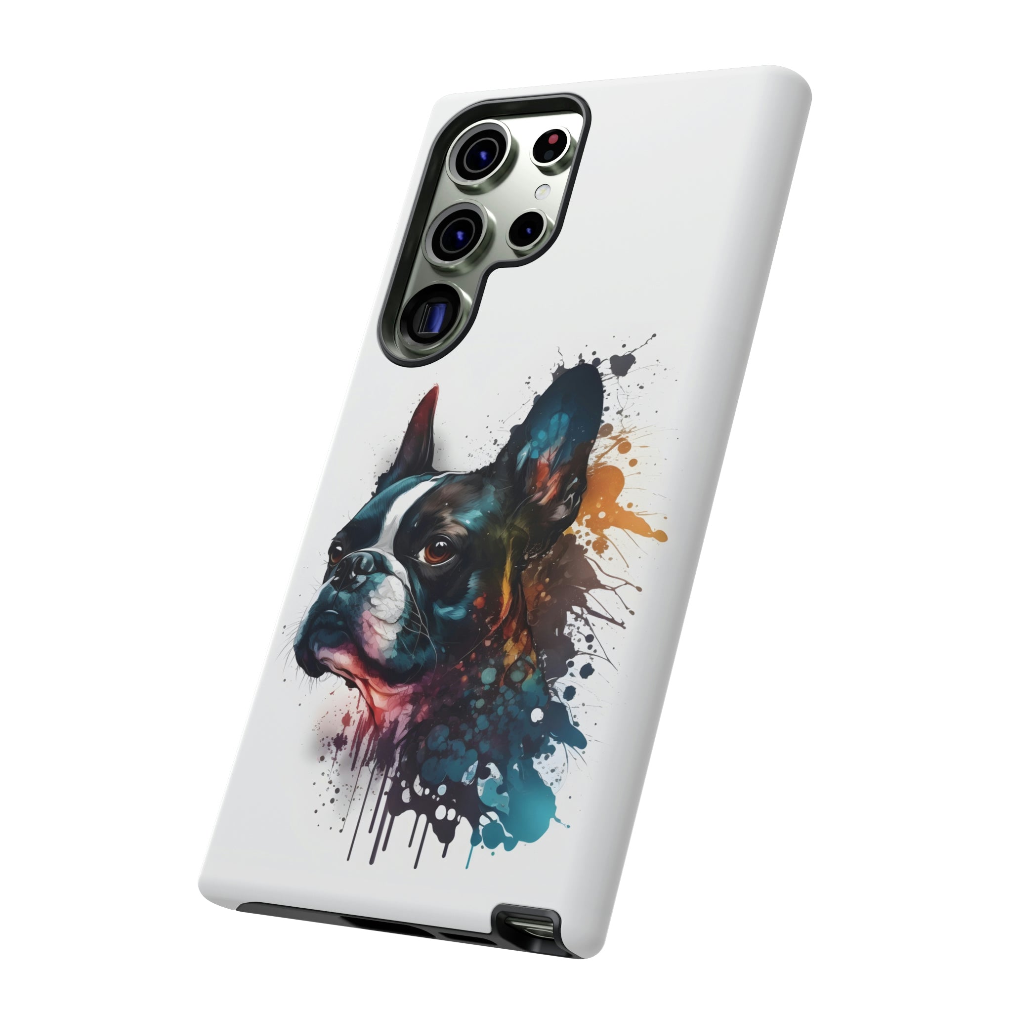 Boston Terrier Art on Samsung Tough Cases