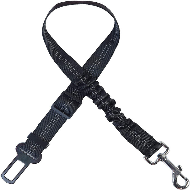 Dog Car Seat Belt with Elastic Bungee Buffer